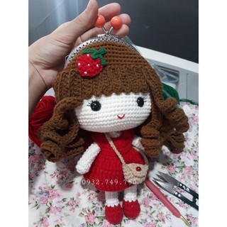 Túi đựng lì xì búp bê cho bé