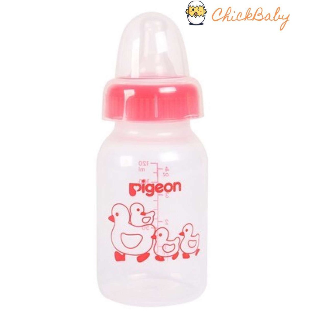 Bình sữa PIGEON cho bé sơ sinh120ml 240ml - Xanh Dương - Đỏ - Vàng ChickBabyShop