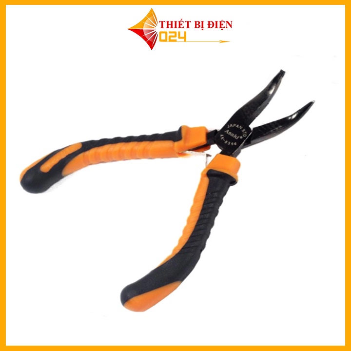 Kìm Nhọn Cong Asaki Ak-8366