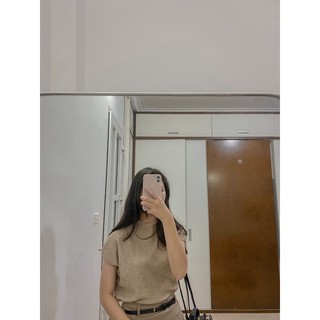 ảnh thật - áo len cộc tay