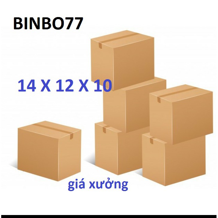 14x12x10 Bộ 20 Thùng Carton(1.3k/thùng)