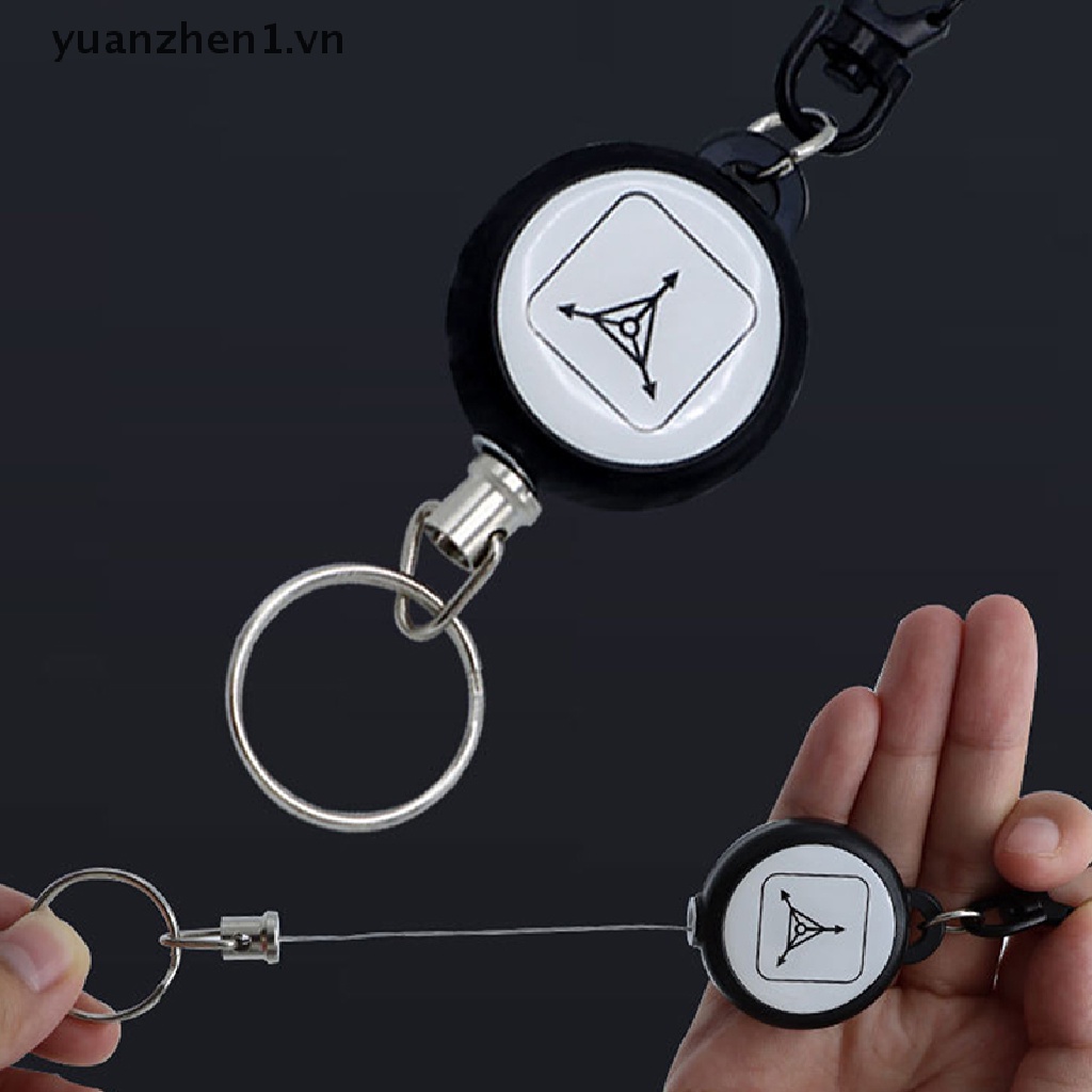 1 Móc Khóa Dây Rút Co Giãn Bằng Thép Không Gỉ
