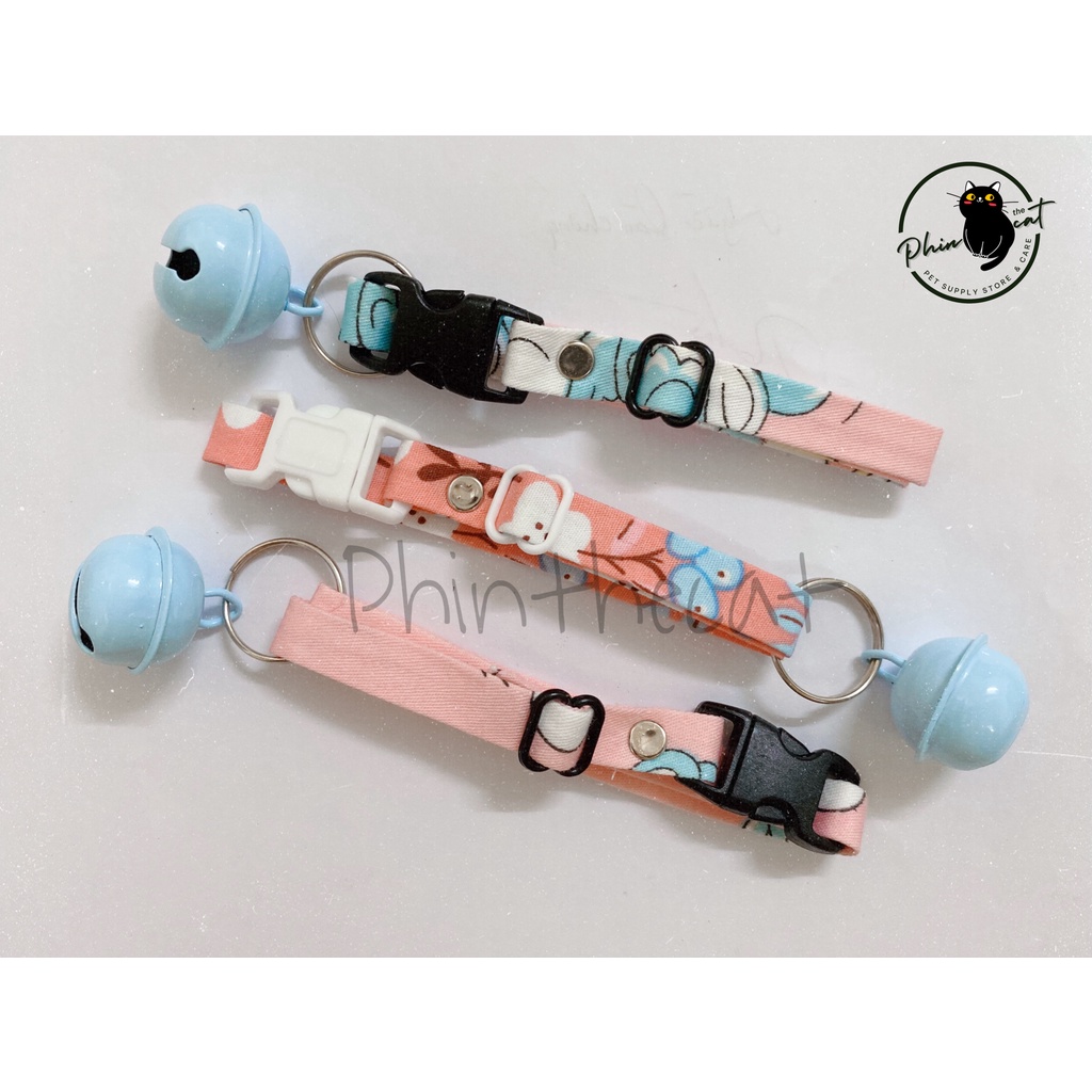 [Ảnh thật] Vòng cổ handmade kèm chuông siêu cute cho cún mèo (nhiều mẫu) - Hình tự chụp | phinthecat