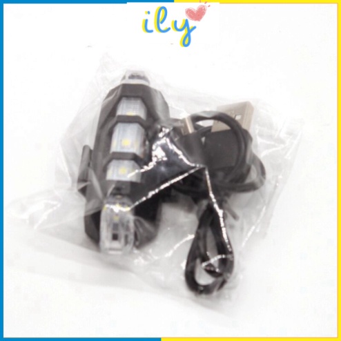 Đèn LED chống thấm nước sạc USB cho xe đạp chất lượng cao ILY