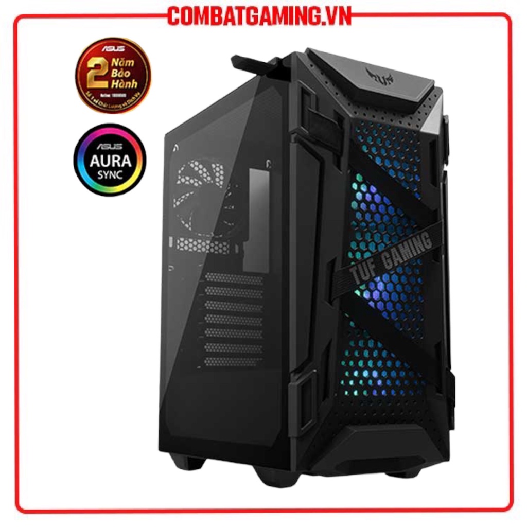Vỏ Case Asus TUF Gaming GT301 (3 Fan RGB + 1 Fan No Led)