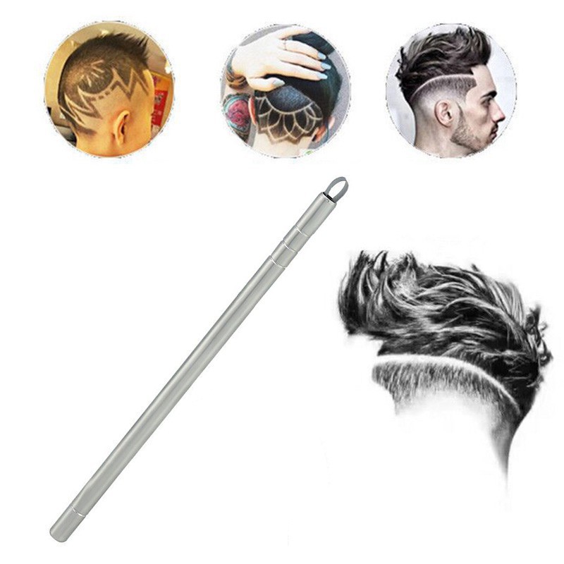 Fashionable eyebrow and hair shaving pen with 10 interchangeable blades