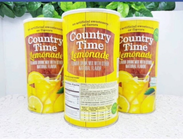 [HSD 03/2023] 🍋🍋Bột pha nước Chanh Country Time Lemonade Drink Mix hộp 2330gr của Mỹ—-Nguồn Vitamin C tự nhiên🍋🍋