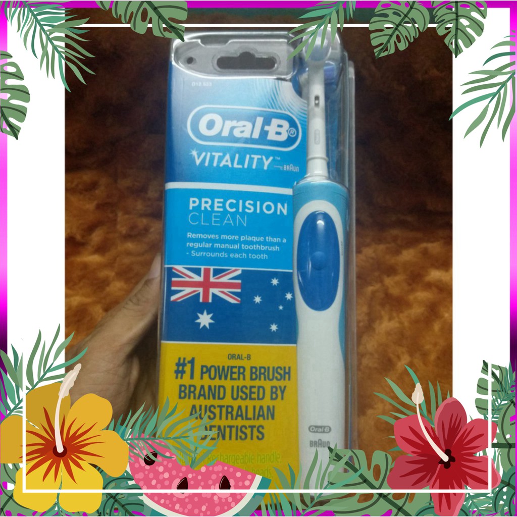 RẺ VÔ ĐỊCH Bàn chải điện Oral B Vitality Pro White Electric Toothbrush tặng1 đầu bàn chải Úc RẺ VÔ ĐỊCH