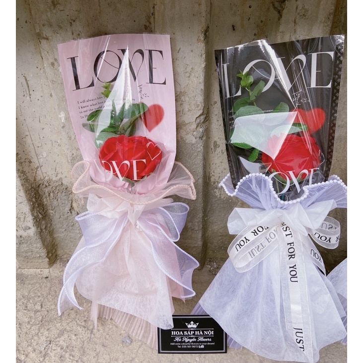 [QUÀ TẶNG 20/10]_ sét 1 bông tặng kèm túi thiệp từ 10 sét được giá sỉ