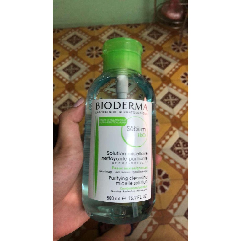Nước Tẩy Trang Bioderma Créaline H2O 500ml Bản Mới Nhất Biodema nội địa trung | BigBuy360 - bigbuy360.vn