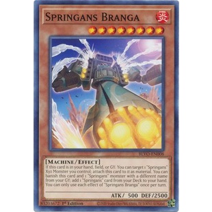 Thẻ bài Yugioh - TCG - Springans Branga / BLVO-EN008'