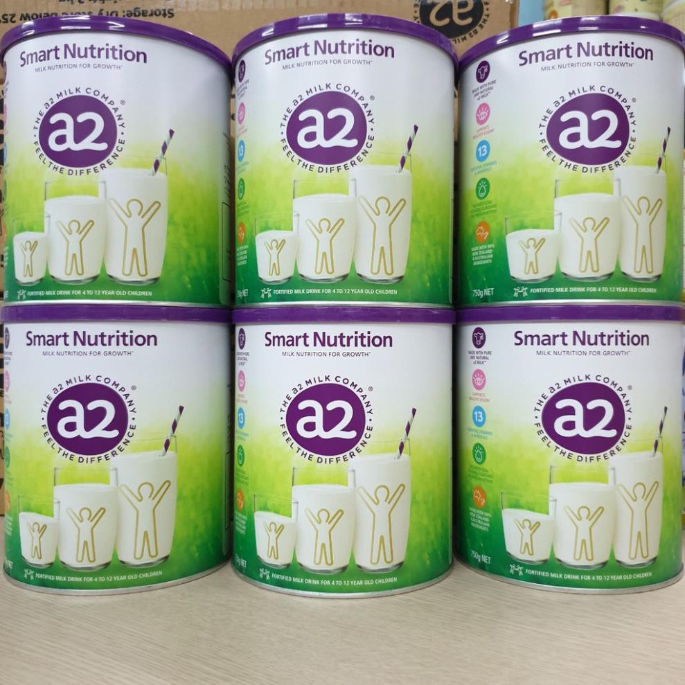 Sữa bột A2 Smart Nutrition của Úc loại 750gram cho bé từ 4-12 tuổi Date mới