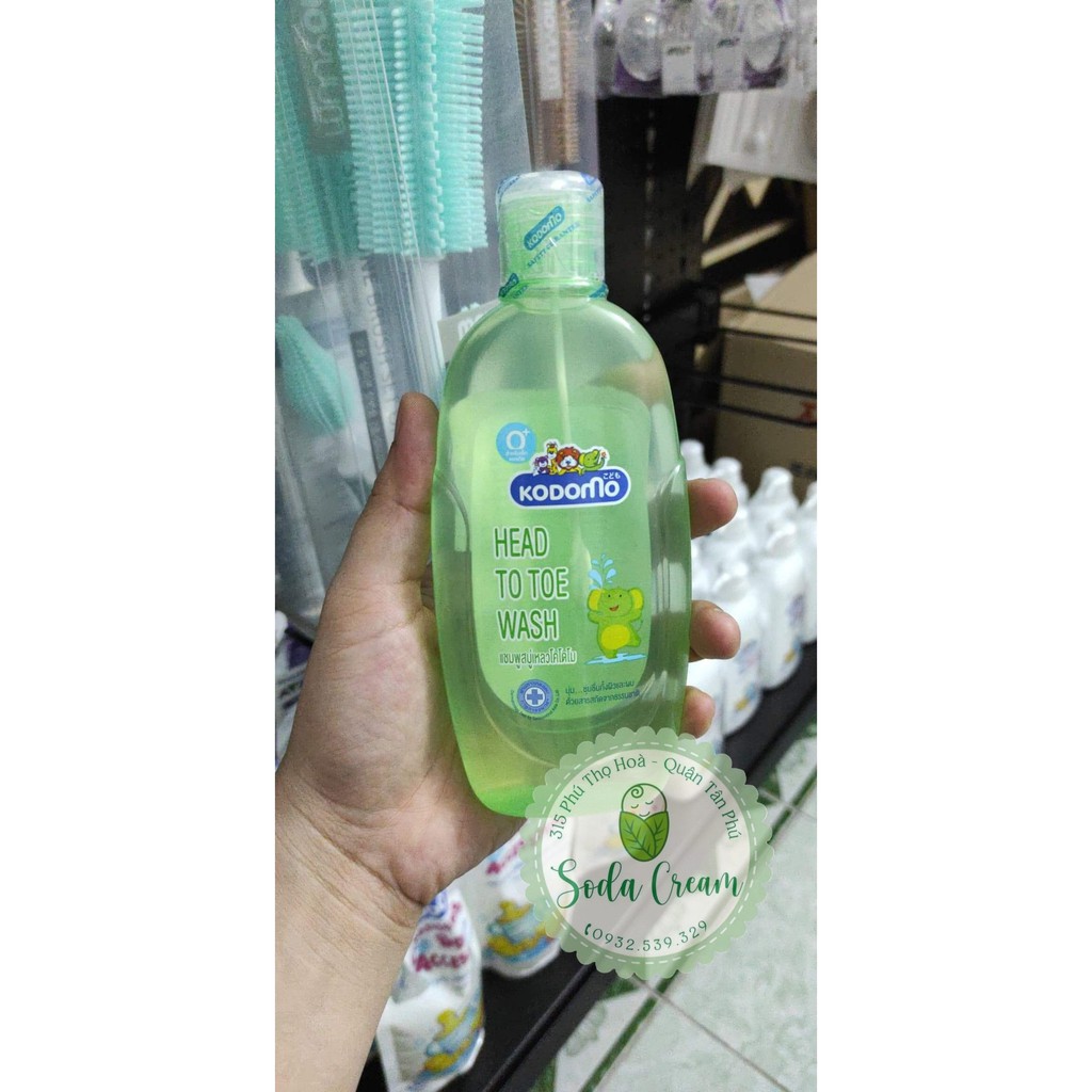 Sữa tắm chính hãng Kodomo cho bé 0m+ 200ml,400ml,800ml