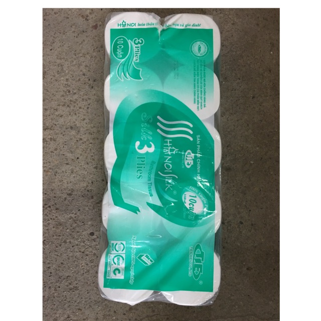 Giấy vệ sinh hà nội không lõi ( loại 1) vỏ xanh