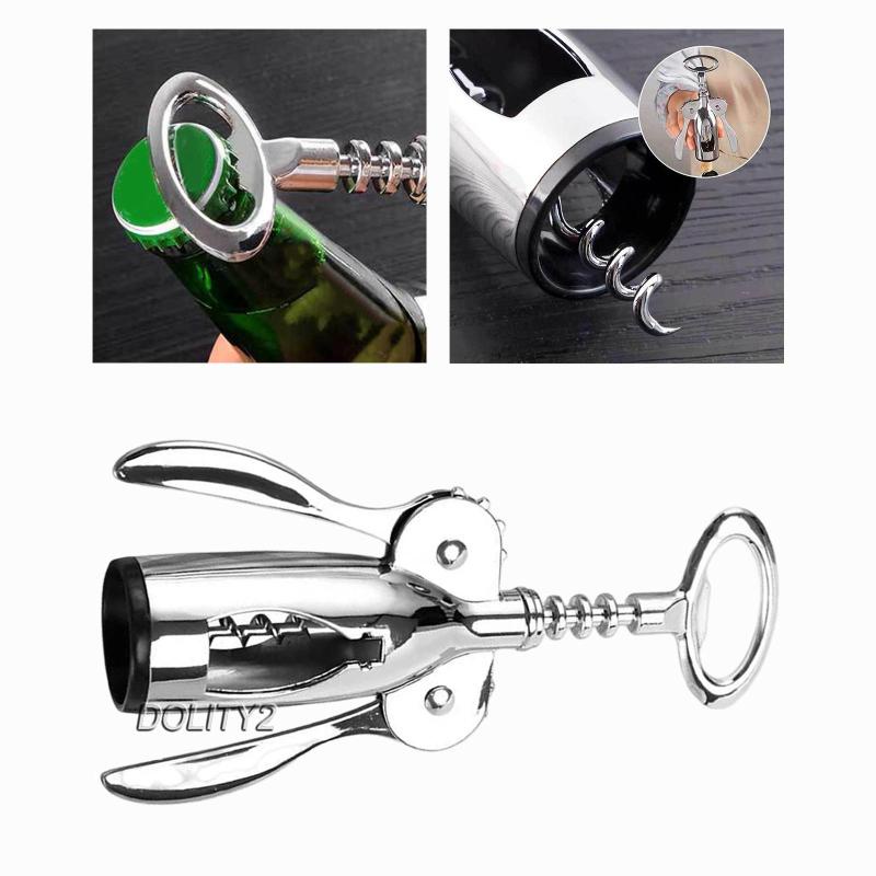 Dụng Cụ Mở Nắp Chai Bia / Rượu / Dự Tiệc Hình Đôi Cánh Tiện Dụng 2 Cái
