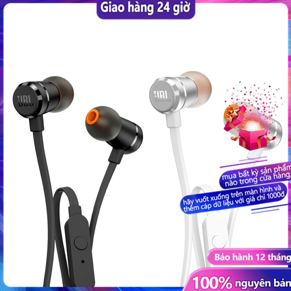 [Cực Hot] Tai nghe có dây JBL T290 âm thanh nổi 3.5 mm có micro