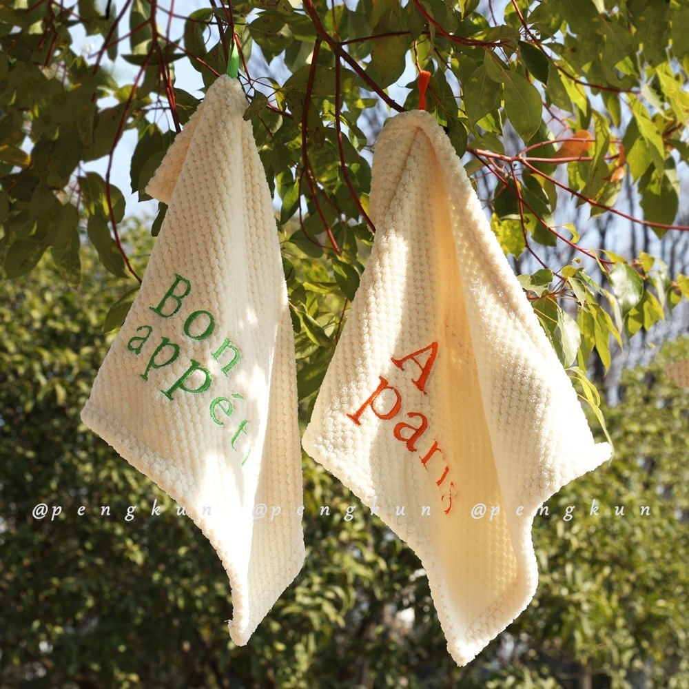 Khăn Lau Tay Nhà Bếp Siêu Thấm Hút Kiểu Pháp!