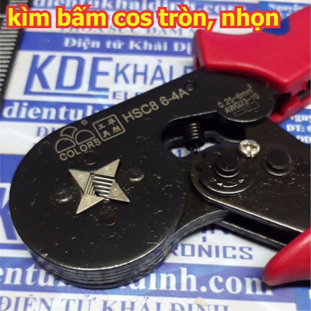 kìm bấm cos nhọn, cos tròn cos kim... HSC8 6-4 kde2207