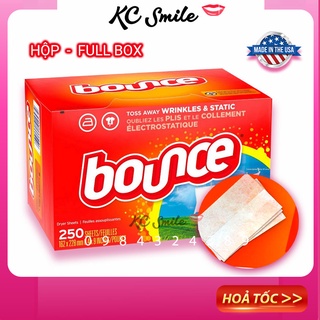 Hộp Fullbox Giấy thơm quần áo Bounce Mỹ Chính hãng - Thơm mùi Việt Kiều làm mềm vải và thơm tủ quần áo, khử mùi ẩm mốc