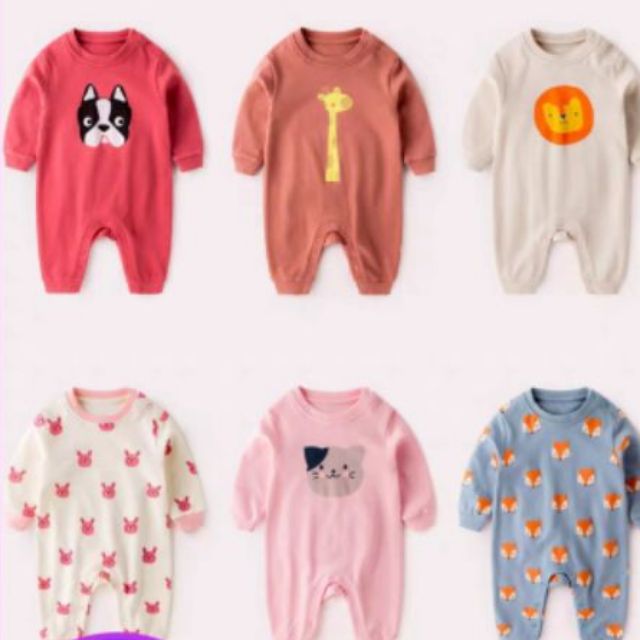 Body dài tay hình thú cho bé