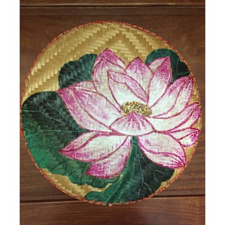 Tranh vẽ mẹt hình hoa sen ( 120k/1 cái ) 35cm