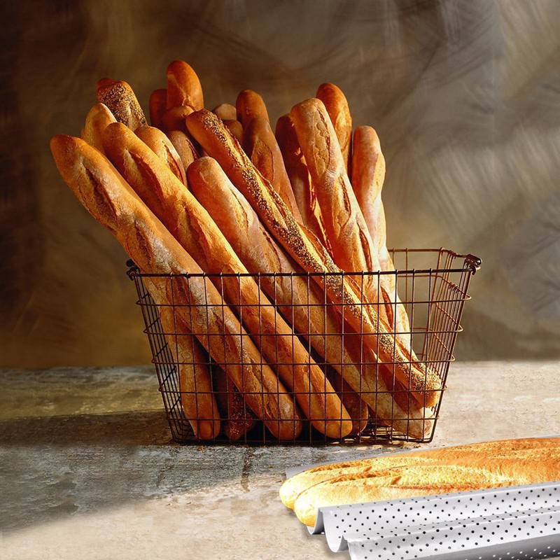 Khuôn nướng bánh mì Walfos 100% chất lượng thực phẩm phong cách Pháp dạng