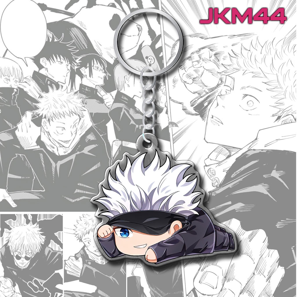Móc khóa Thegioipuzzle anime Jujutsu Kaisen nhân vật Gojo Itadori Sukana Megumi manga Nhật Bản