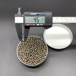 Hộp 1.500 viên Bi sắt 4.5MM mạ Crom ( BB 4.5MM ) hàng chuẩn kích thước.