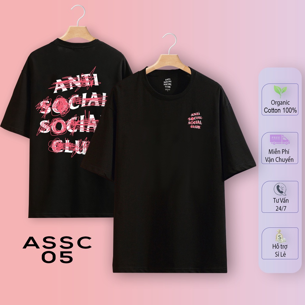 Áo thun ASSC - Anti Social Social Club - 100% cotton 2 chiều - Mỹ Tú Store