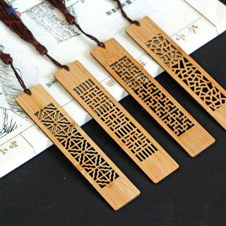 1 Thẻ Đánh Dấu Sách Bằng Gỗ Phong Cách Vintage