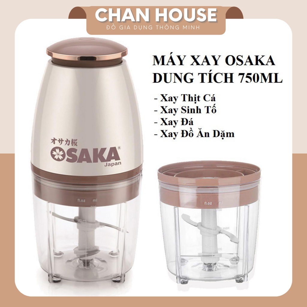 Máy xay sinh tố - Máy xay thịt Xay đá Osaka đa năng 750ml Chanhouse