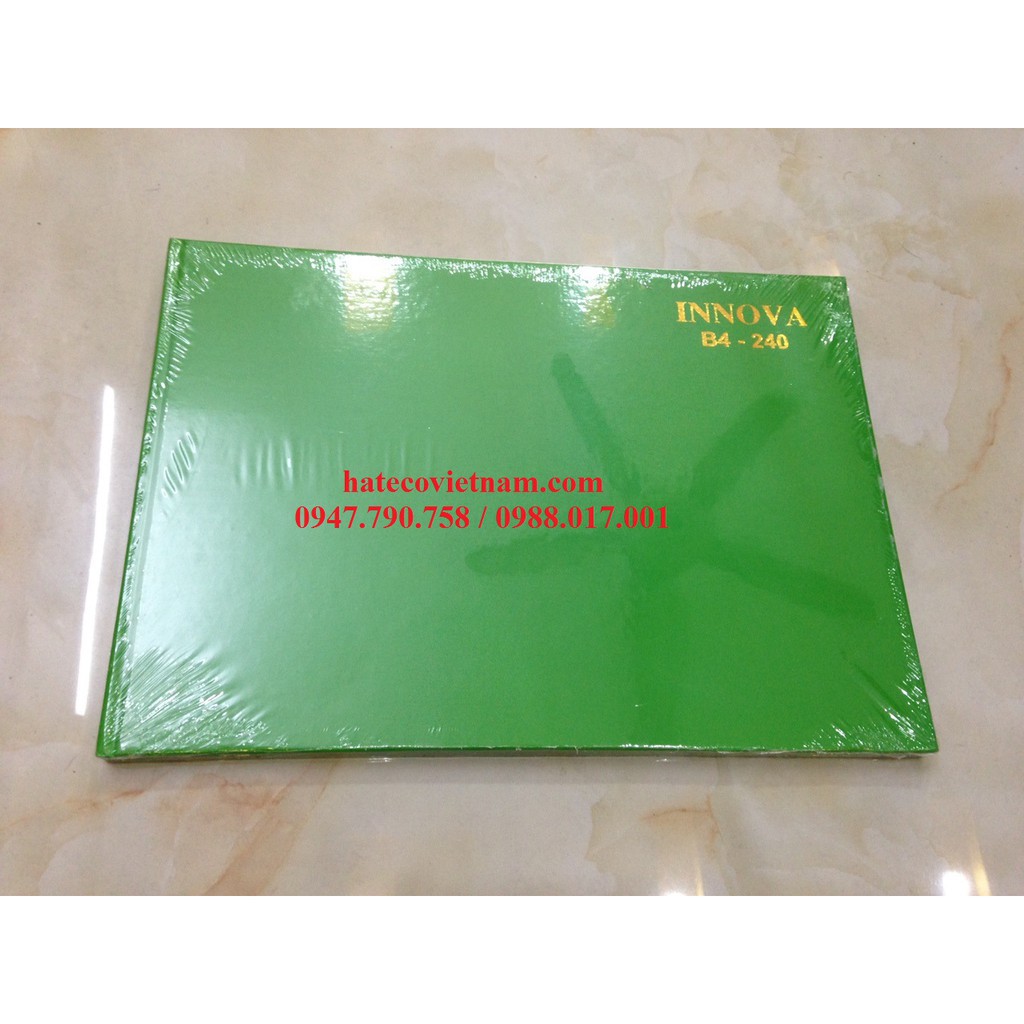 Sổ bìa cứng Innova B4-240 trang  BẰNG ĐẦU KT 250x350mm