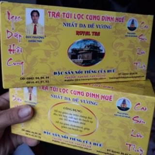 [CHÍNH HÃNG] 2 HỘP TRÀ CUNG ĐÌNHHUẾ TÚI LỌC 60gói