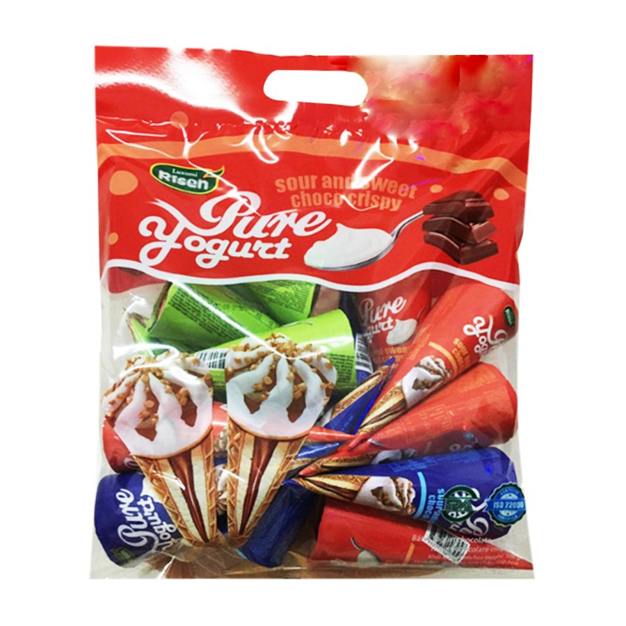 Thanh Hóa - Bánh ốc quế sữa chua socola Risen 320g
