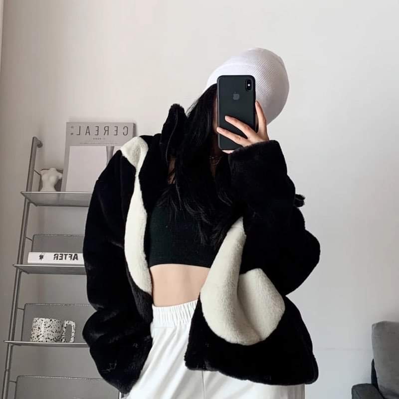 Áo mũ lông dấu tích to HT12 | BigBuy360 - bigbuy360.vn