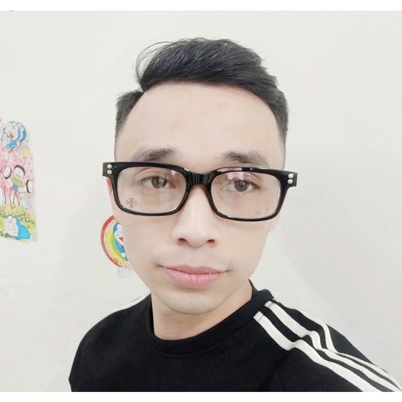 Gọng kính cận  Chrome hearts cao cấp, mắt kinh vuông màu sắc thời trang nam nữ