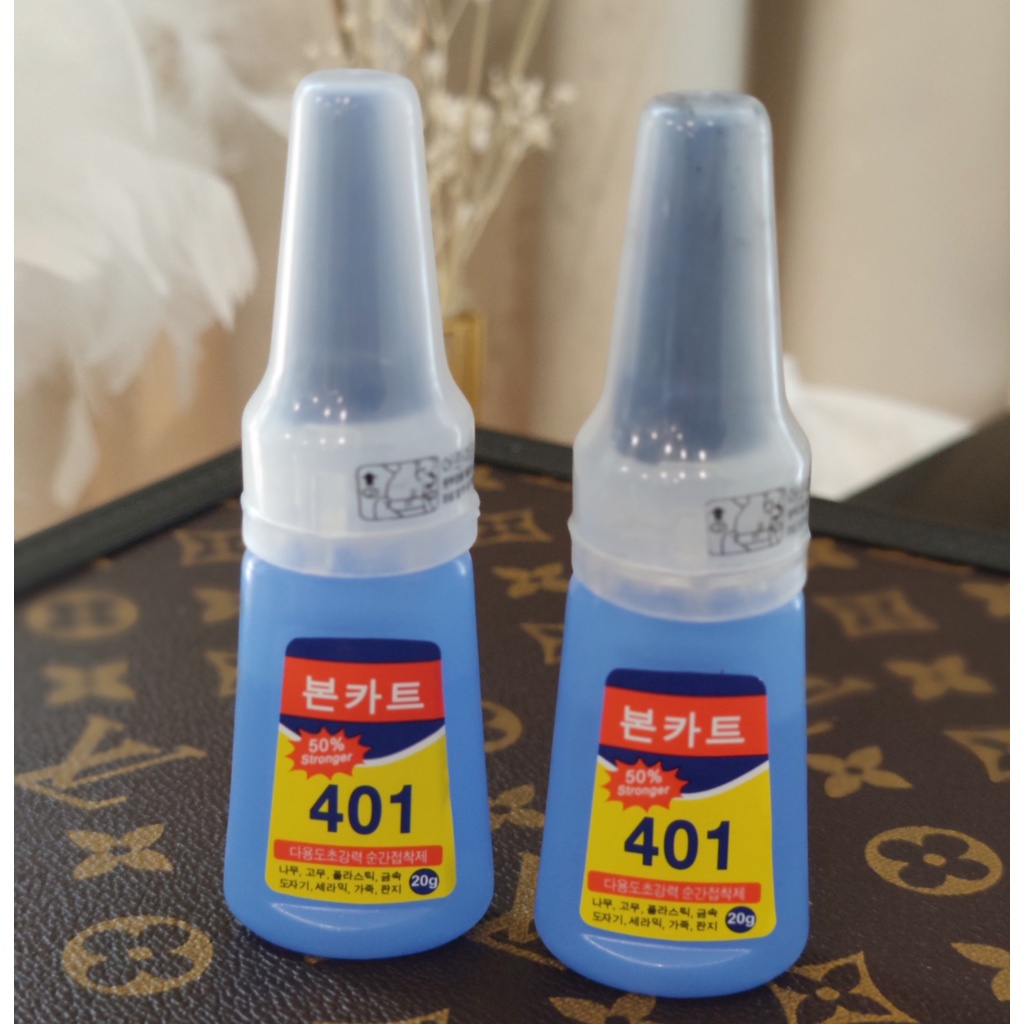 Keo 401 gắn móng siêu chắc 20g LADURA