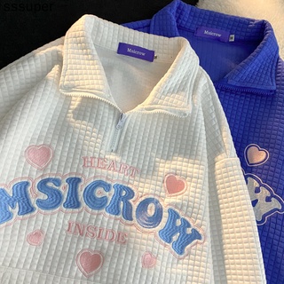 Áo sweater cổ cao thêu họa tiết thời trang cho nữ