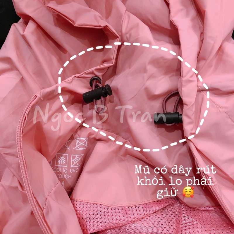 🌸ÁO KHOÁC GIÓ 2 LỚP UNI