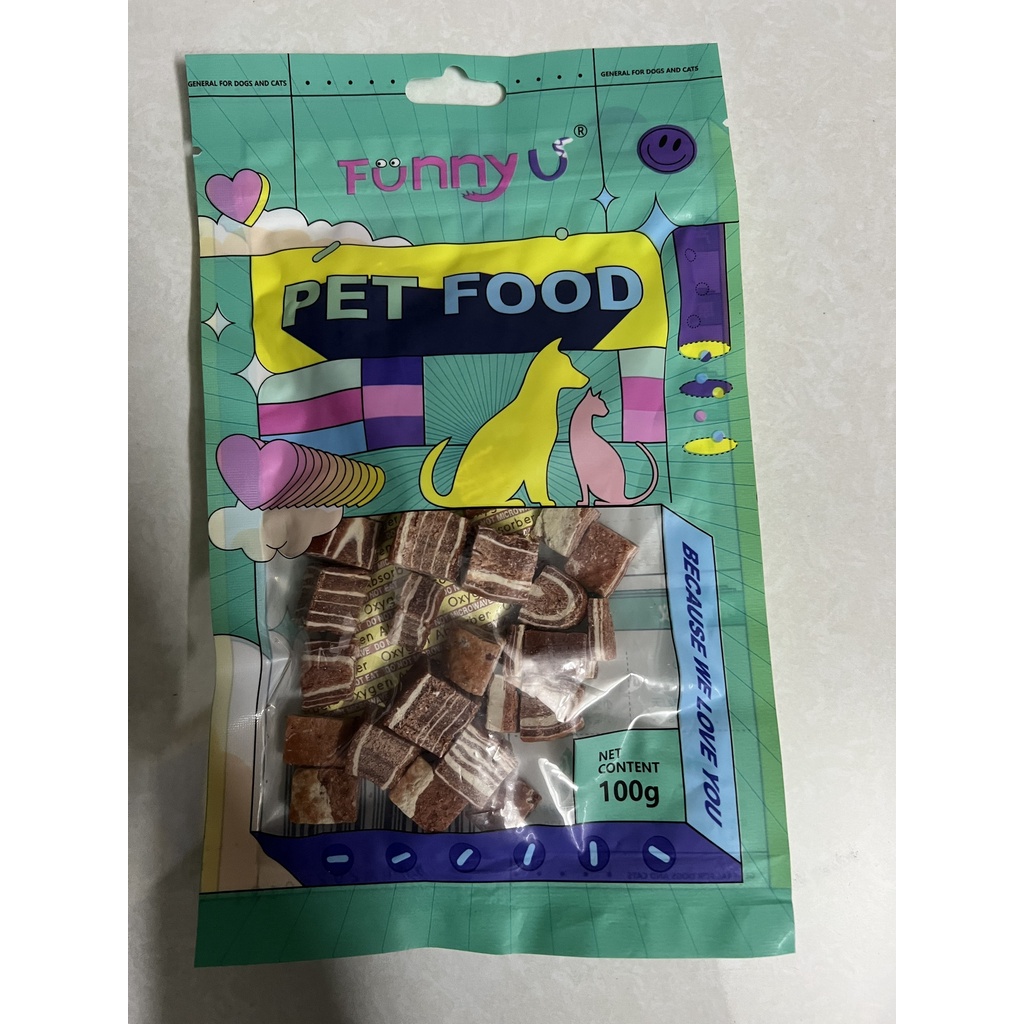 Snack thưởng cho chó vị bò dạng viên túi 100gr - LAILA PETSHOP