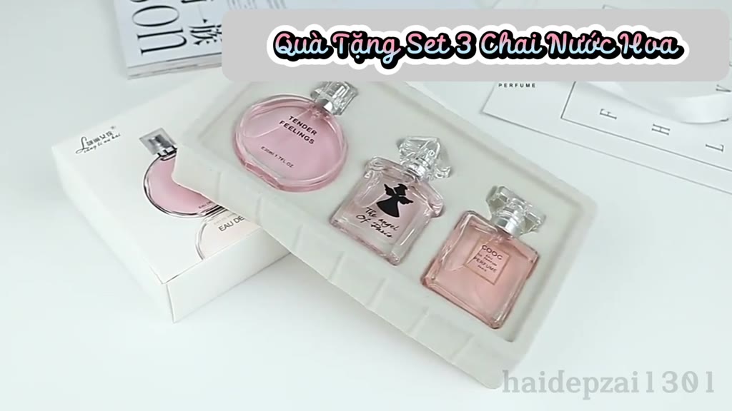 [Mã COSBAUXANH giảm 8% đơn 200K] Set 3 chai nước hoa nữ M'aycreate quà tặng cao cấp | BigBuy360 - bigbuy360.vn