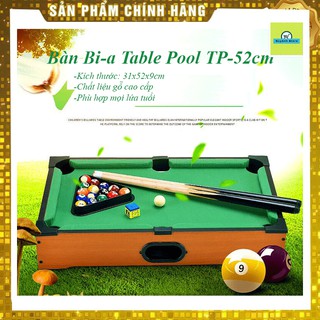 (31x52x9cm) Đồ chơi bàn Bi-A bằng gỗ Table Pool TP-52 - Đồ chơi cho mọi lứa tuổi rèn luyện khả năng tư duy