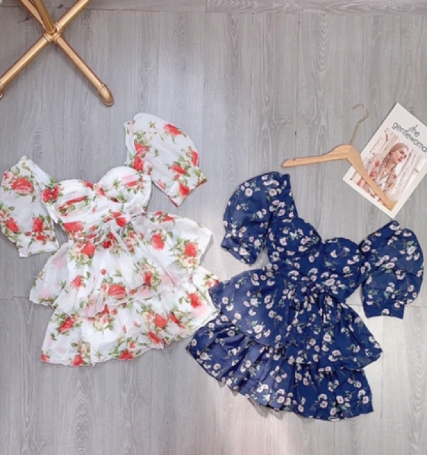 Đầm hoa tay phong | BigBuy360 - bigbuy360.vn