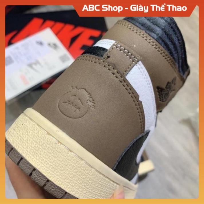 Giày Thể Thao jd1 travis scott, Giầy Sneaker JD Nâu đen đen hot trend giới trẻ