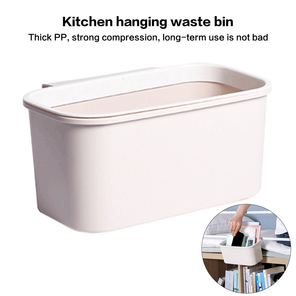 Thùng Rác Nhựa Cỡ Lớn Treo Tường / Cửa Tủ Nhà Bếp