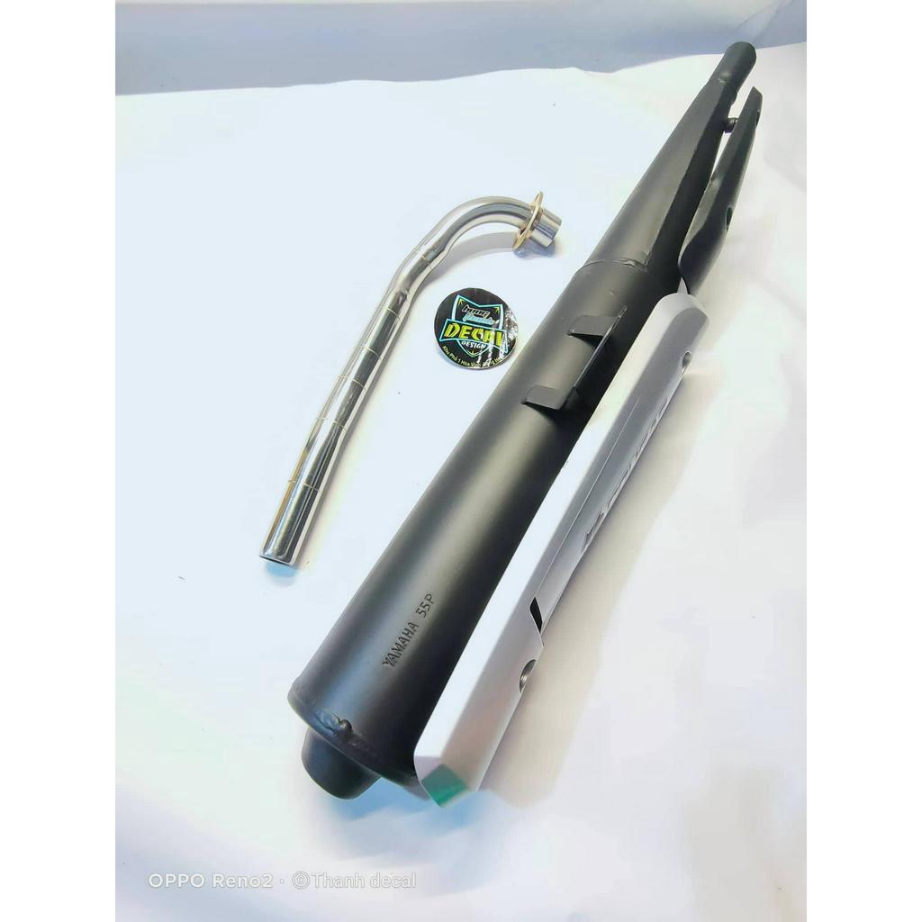 Pô spark móc ấm lắp cho sirius 50-110 , sirius fi , elegant ,ex50, kèm ốp pô spark