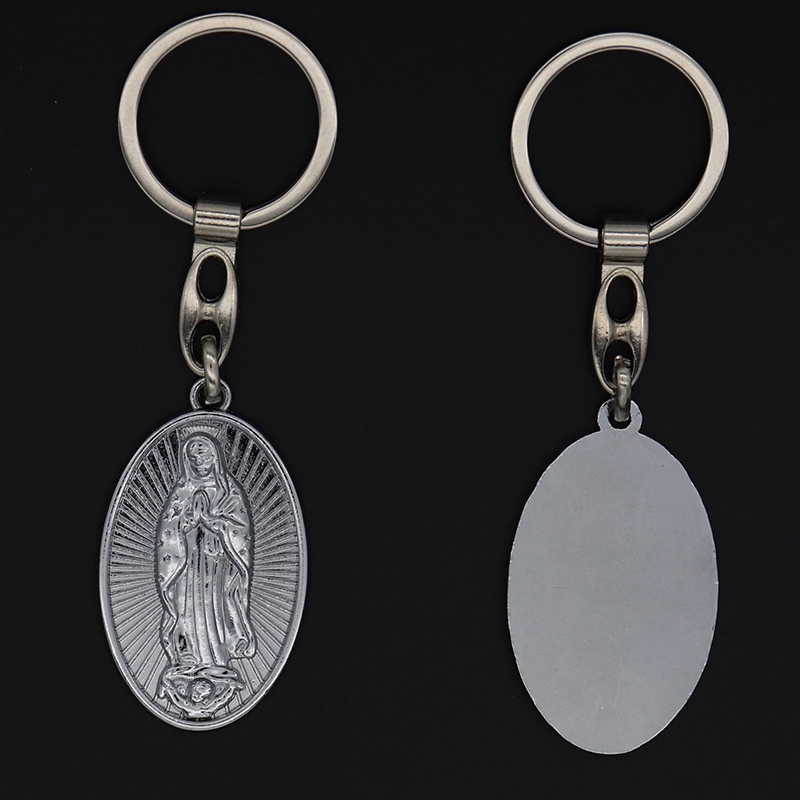 Móc Khóa Hình Đức Mẹ Guadalupe Virgin Mary Miraculous Medal