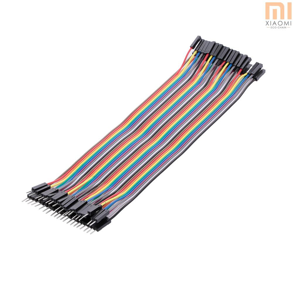 【shine】Breadboard Jumper Wires Male to Female Dupont Cable for Arduino Multicolored Ribbon Cables 40Pin 20cm