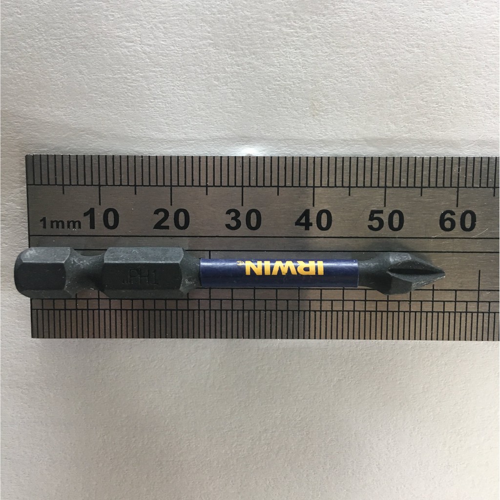 Mũi Vít Bake IRWIN PH1 Dài 58mm Tem Xanh