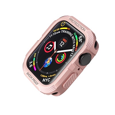 Ốp Case Chống Shock Chống Va Đập Carbon cho Apple Watch Series 4/5/6/SE/7 Size 40/41/44/45mm.